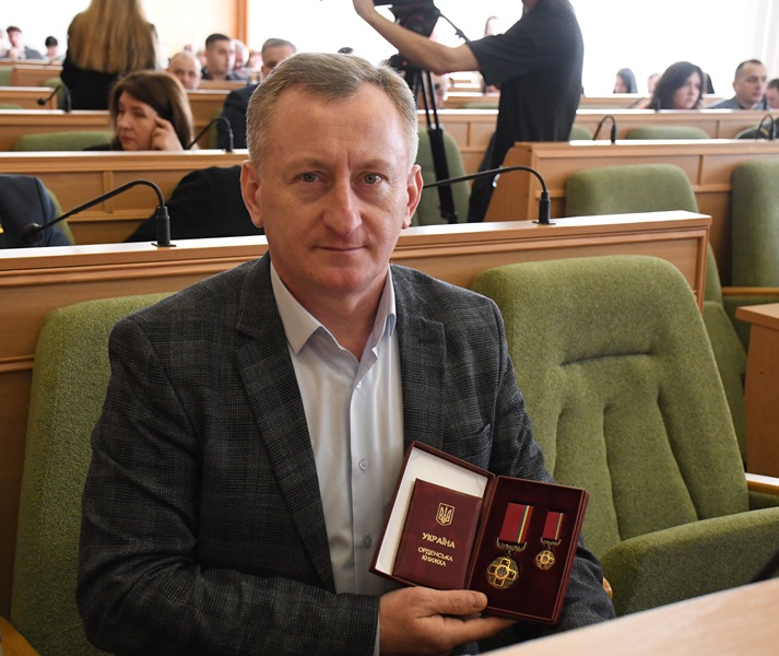 Керівника Рівненського обласного військового госпіталю відзначили орденом 