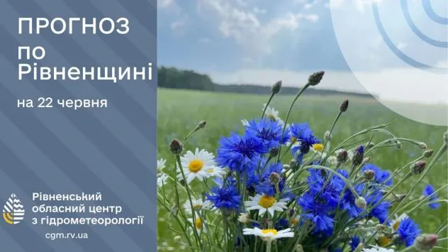 Прогноз погоди на Рівненщині: вночі температура до +9 градусів