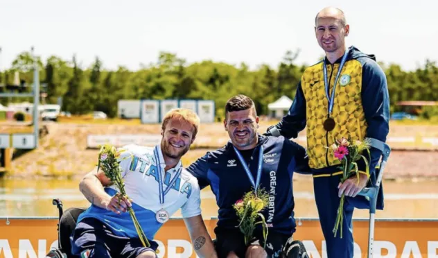 Микола Синюк здобув медаль на чемпіонаті Європи з пара каное