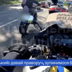 У Рівному на Князя Володимира патрульні переслідували мотоцикліста