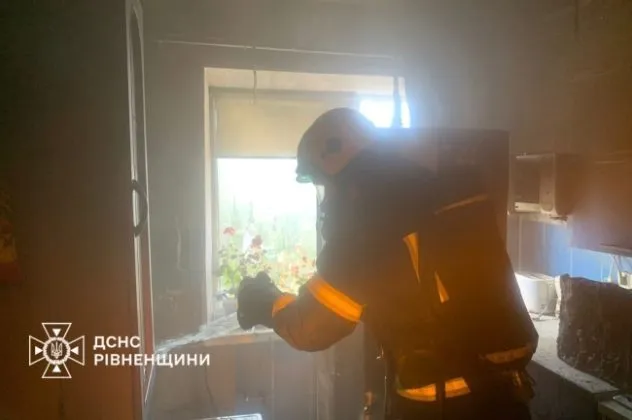 У Дубровиці сталася пожежа в квартирі
