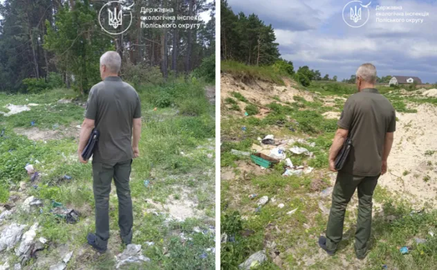 У Рівненському районі виявлено нове сміттєзвалище поблизу села Поляни