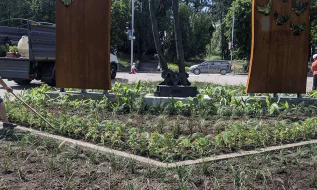 На пагорбі Слави у Рівному висадили понад тисячу нових квітів