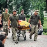 На Рівненщині прощання з трьома захисниками, які загинули на війні