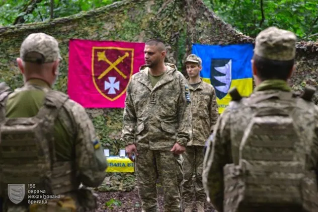 Військові 156-ї бригади отримали нагороди за бойові заслуги на Сумщині