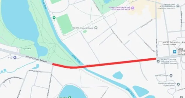 У Рівному перекриють частину дороги для ремонту моста