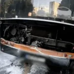 У Рівному загорівся автобус під час руху: ніхто не постраждав