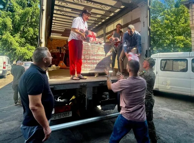 Рокитнівська громада отримала гуманітарну допомогу від Червоного Хреста
