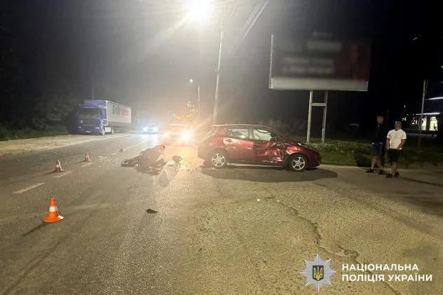 Дві ДТП за участі мотоциклістів у Рівному: двоє госпіталізованих