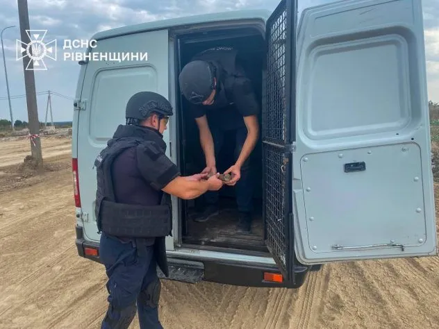 Rescuers in Rivne Region Destroyed 47 Artillery Shells from World War II