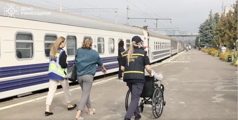 Рівненщина отримала 26-й евакуаційний потяг з Донеччини