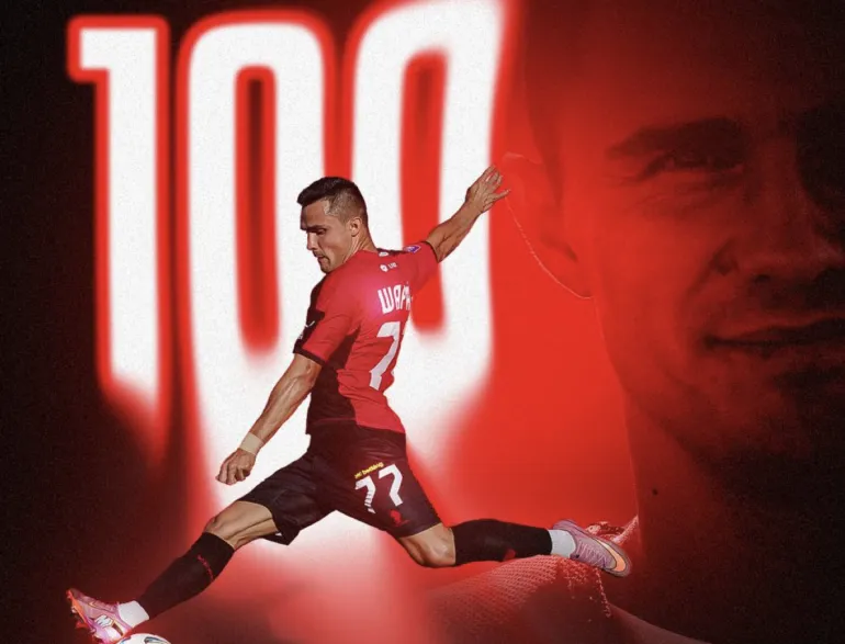 Vladislav Sharay Reaches Milestone of 100 Matches for Veres