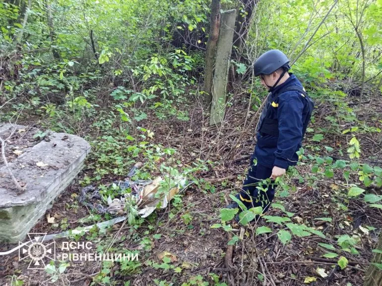 Вибухівка часів Другої світової війни виявлена на Рівненщині