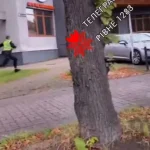 Затримання ухилянта на вулиці Степана Бандери у Рівному