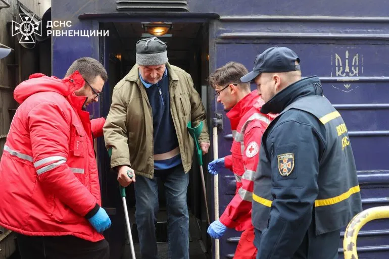 На Рівненщині прибув 31-й евакуаційний потяг з Донеччини