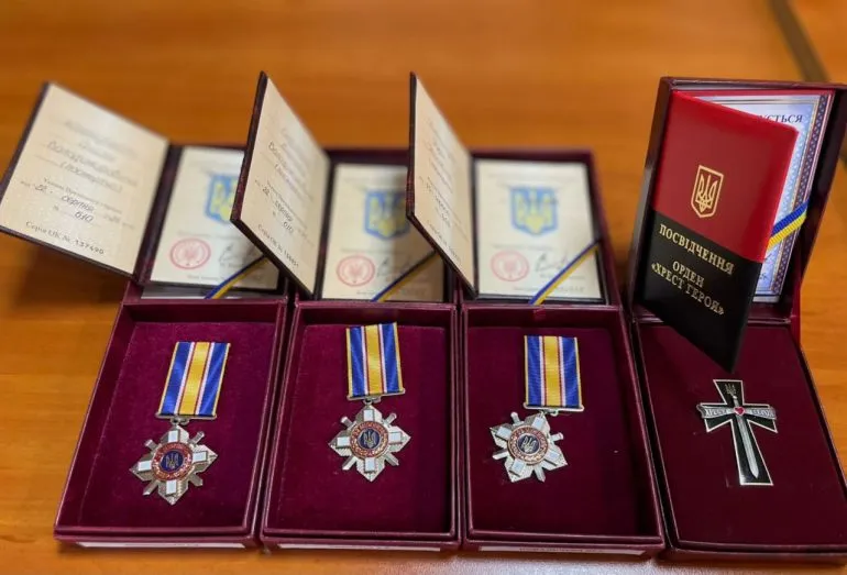 Posthumous Awards: Relatives of Soldiers from Rivne Region Received Recognition