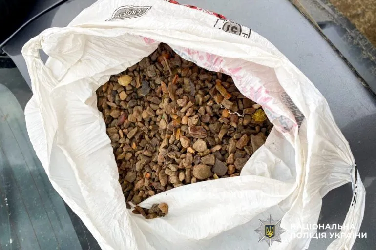 Поліцейські Рівненщини виявили бурштин у двох мешканців області