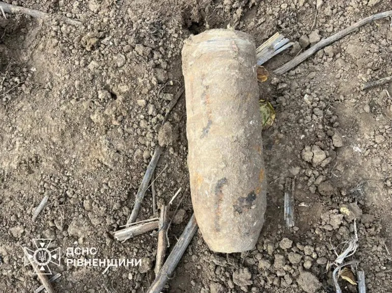 У Рівненській області знищено боєприпас часів Другої світової війни