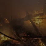 Massive Fire in Rivne Region: Rescuers Battled the Flames for Three Hours