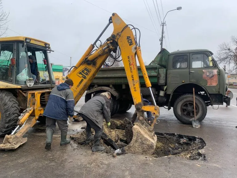 In Rivne, eight streets are without water due to a damaged water supply