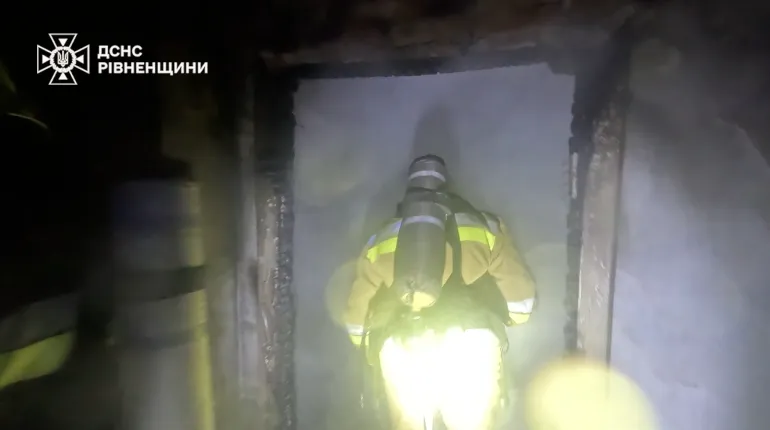 На Рівненщині внаслідок пожежі загинув чоловік