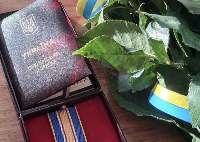The Family of the Fallen Hero from Rivne Region Awarded the Order of Courage