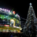 Когда на площади у ТЦ Злата Плаза зажгут елку