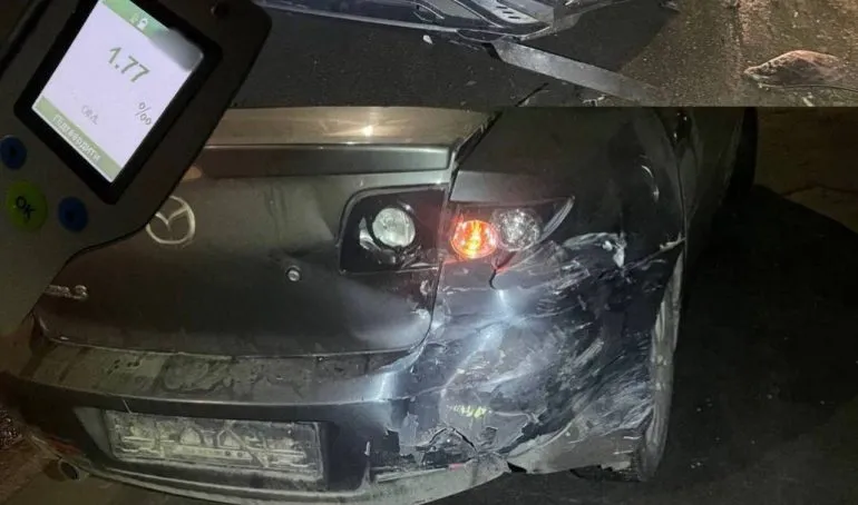 У Рівному п’яний водій спричинив ДТП на перехресті