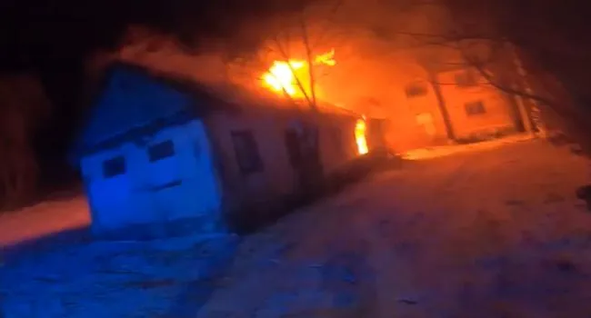 Пожежа в покинутому будинку на Чорновола у Рівному