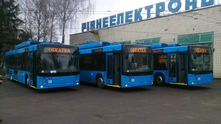 В Ровно приостановлено движение троллейбусов из-за отсутствия электричества