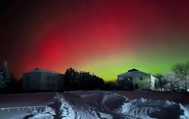 Northern Lights Observed in Rivne Region During Magnetic Storm