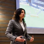 Kateryna Monzul Conducted a Training Lecture at the Veres Camp