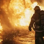 Man with Burns Injured in Fire in Rivne Region