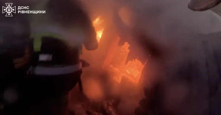 Fire in a Residential Building in Rivne Region: Incident Details