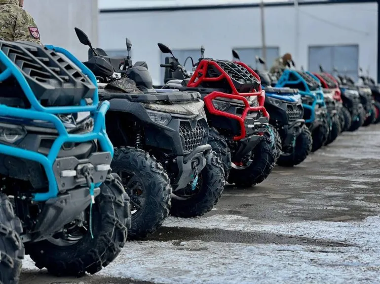 Rivne Community Donates Ten ATVs to the Military