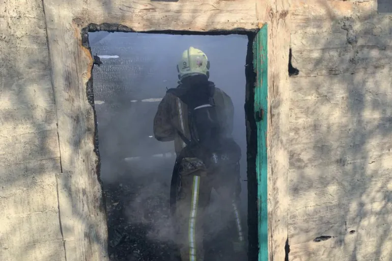 In Rivne Region, a farm building burned down due to a fire
