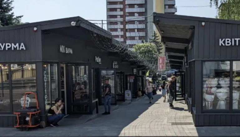 Forced Demolition of Kiosks Near Silpo in Rivne