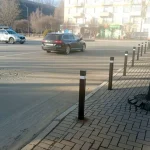 Restrictive Bollards Being Installed in Rivne for Pedestrian Safety