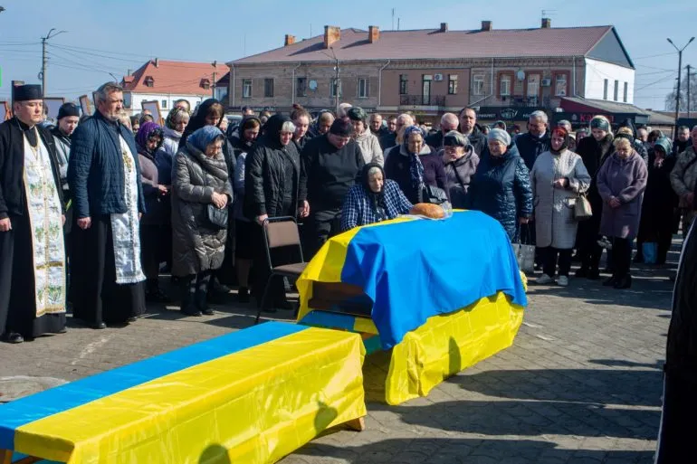 Farewell to Hero Anatoliy Maksymchuk in Dubno
