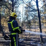 Борьба с масштабным пожаром на севере Ровненщины продолжается