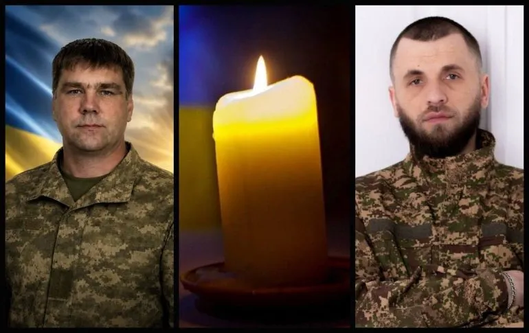 Rivne bids farewell to warriors Oleksandr Vozniuk and Oleksandr Liutko