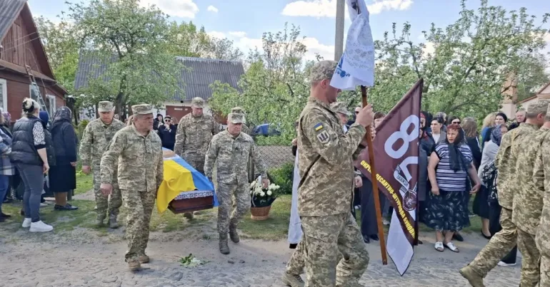 In Klevan, Farewell to Hero Andriy Voytiuk