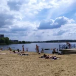 Обновление пляжа Басовкутского водохранилища в Ровно