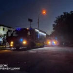 Пожар в Ровно: горел жилой дом в частном секторе