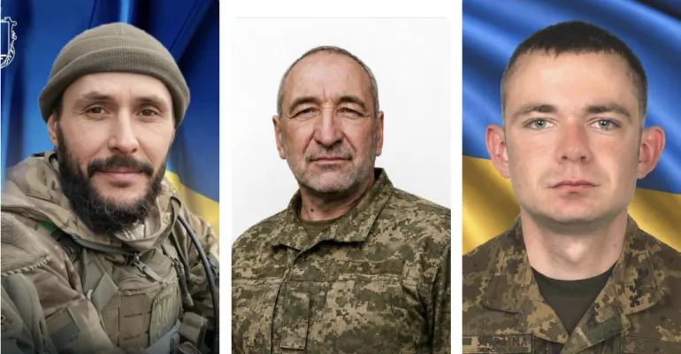 В останню путь на Рівненщині провели трьох полеглих воїнів