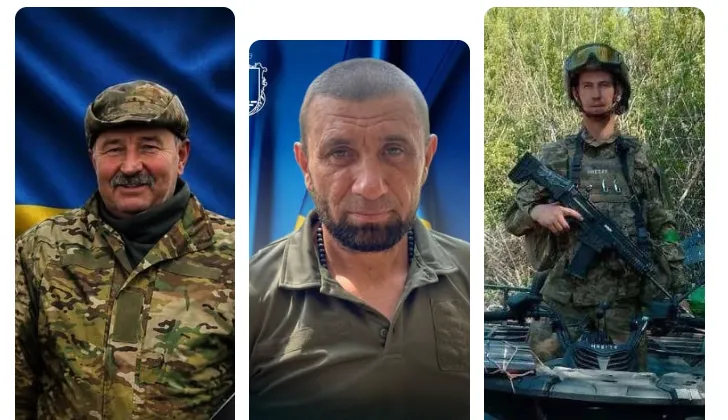 На Рівненщині попрощалися із трьома Захисниками, які загинули на Донеччині та Дніпропетровщині